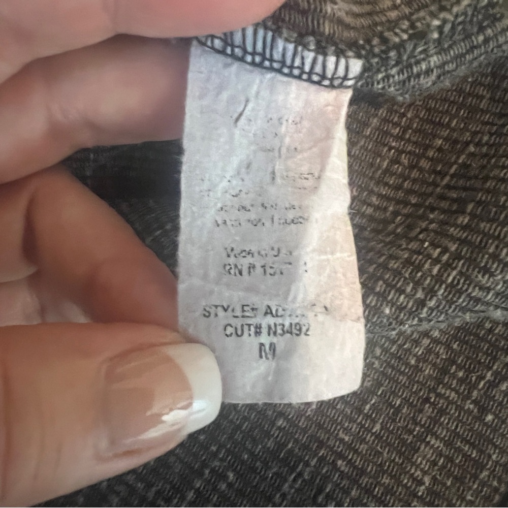 Gilli Gray Mini Faux Wrap Cotton Dress with Modern Elegance - Picture 10 of 10